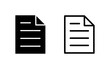 © OLIVEIA - Document icon vector illustration. Paper sign and symbol. File Icon