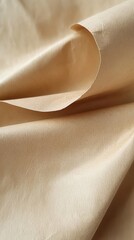 Poster - Abstract textured surface with a curled edge, showcasing natural tones and subtle shadows.