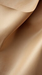 Poster - Beige folded texture with gradient lighting showing gentle curves, inviting touch, and warmth.