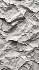 Poster - Crumpled Paper Texture: Captivating texture with shadows and highlights forming a unique visual pattern.