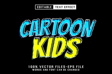 Poster - Cartoon Kids Editable Text Effect