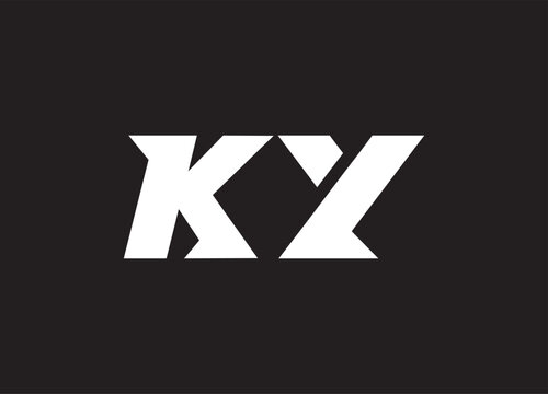 KY letter logo and initial logo design