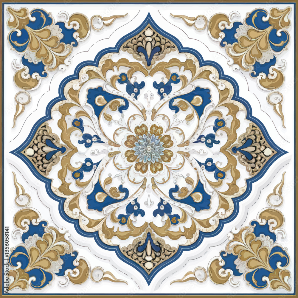 vector illustration hires Collection of High-Resolution Abstract Ramadan Islamic Seamless ornament Patterns with Diverse Designs and Textures