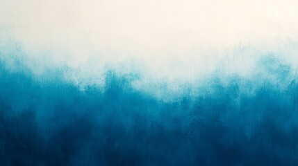 Poster - Light Blue Gradient Canvas Transitioning from Dark to Light Tones