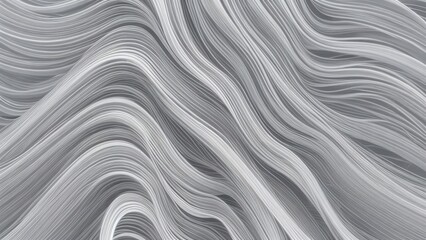 Poster - Smooth Satin Waves with Abstract Blue and Cream Texture. abstract background texture