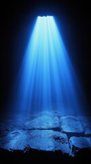 Wall Mural - Light and airy blue abstract visuals for websites.