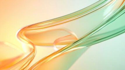 Poster - Smooth flowing lines create calming atmosphere with vibrant hues