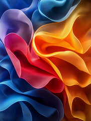 Wall Mural - Beautiful abstract shapes for website backgrounds.