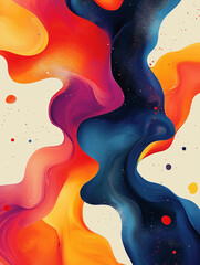 Wall Mural - Elegant abstract shapes for use in web design.