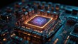 © Luminary Shots - Futuristic Quantum Processor on High-Tech Circuit Board – AI and Technology Innovation