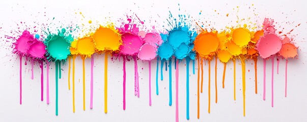 Poster - explosive color field mixed media, rich oil pastels blended with sprayed aerosol gradients, spontane