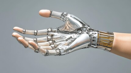 Poster - Bionic Human Hand with Biomechanical Design in High Fidelity and Gigapixel Quality