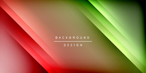 Wall Mural - Dynamic shadow lines geometric shapes