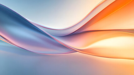 Poster - abstract background with smooth lines
