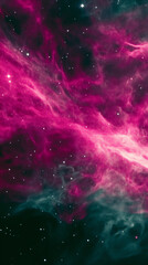Wall Mural - Vertical abstract space background for mobile device screens.