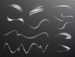 Aufkleber - bright spiral light effect with swirling neon curves, glowing particles, and energy flares. Ideal for futuristic designs, magic portals, abstract vortex visuals, and meteor-style motion