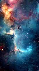 Wall Mural - Vertical space image for mobile phone use in web design.