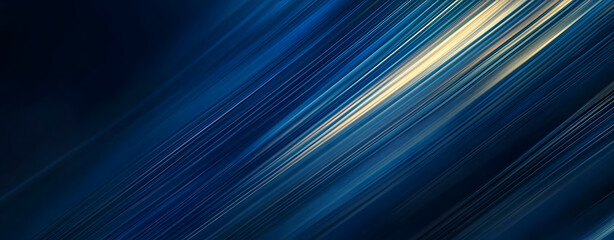 Poster - blue abstract striped gradient background