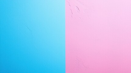 Poster - Vibrant pink and blue wall creating a bold and creative statement in a contemporary space, evoking energy and style