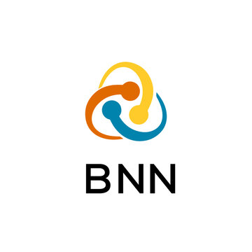 BNN creative minimalist letter logo.