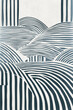 © Westend61 - Abstract monochrome pattern with flowing lines and curves