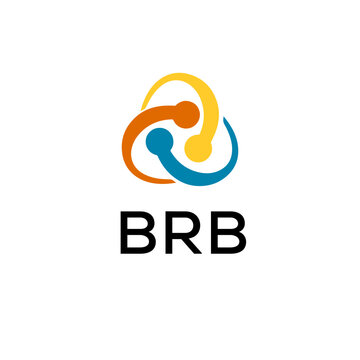 BRB Creative minimalist letter logo.
