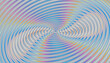 © Westend61 - Colorful abstract 3D render with swirling waves and reflections