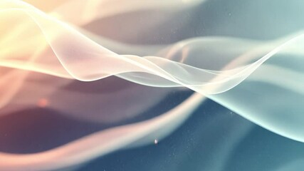 Poster - Ethereal Flow: Gentle waves of light and color dance gracefully across a smooth surface, evoking a sense of serenity, movement, and artistic beauty.