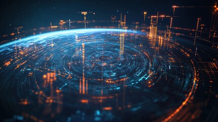Poster - Global Network: A Digital World Visualization