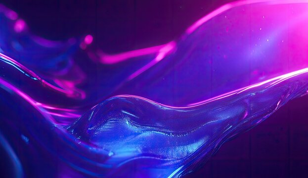 Abstract, flowing liquid forms, vibrant colors.  Dynamic,  glowing  shapes