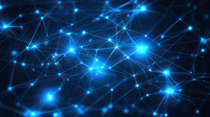 Poster - Abstract Network Connection: Digital Data Flow Visualization