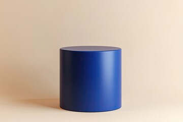 Poster - Simple, cylinder-shaped, display podium