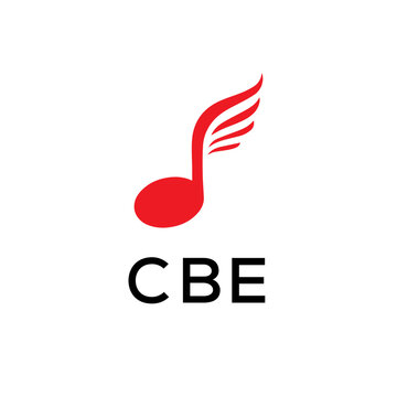 CBE creative minimalist letter logo.