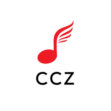 CCZ creative minimalist letter logo.