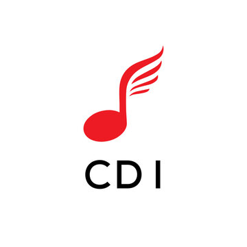 CDI creative minimalist letter logo.
