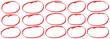 © vaibhavapradayaka - Hand drawn circle highlighter line sketch set. Highlight circle frames. Marker scratch scribble in rounder. Round scrawl frames. Vector illustration