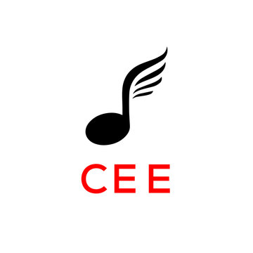 CEE creative minimalist letter logo.