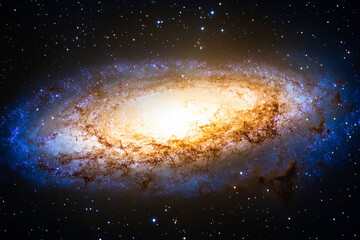 Wall Mural - Spiral Galaxy in Deep Space