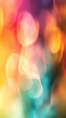 Wall Mural - Vibrant abstract background featuring colorful swirls and gradients in warm and cool tones during a creative design setting 