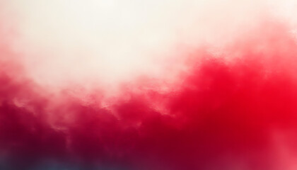 Poster - Grainy gradient background red white retro noise texture summer banner poster backdrop design