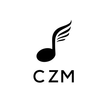 CZM creative minimalist letter logo.
