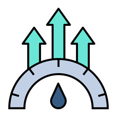 Poster - Key Performance Indicator vector icon