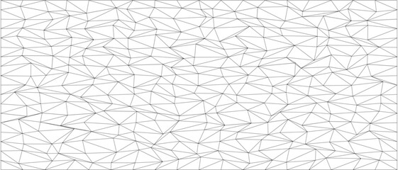 Poster - Abstract geometric pattern with irregular triangles for modern design projects.