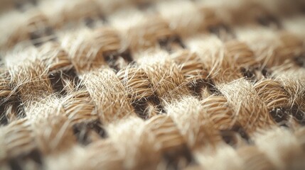 Aufkleber - Detailed Woven Rope Texture in High Resolution Close Up Capturing Natural Fiber Strands in Macro shot