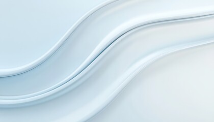 Aufkleber - Abstract Light Blue and White Wavy Lines Background