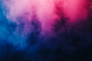 Aufkleber - Colorful smoke swirling in shades of blue and pink creates a dynamic and vibrant abstract background