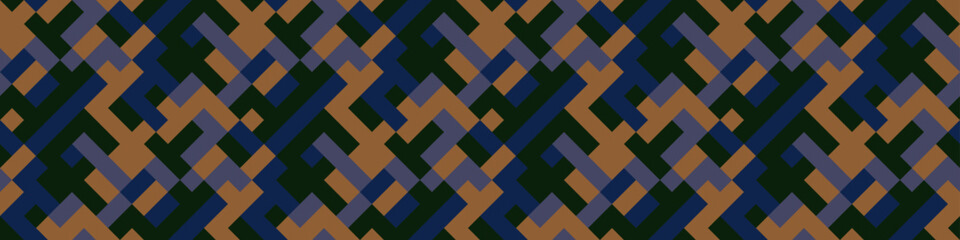 Poster - Multicolored seamless geometric pattern background design