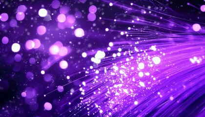 Wall Mural - Engaging and colorful background filled with purple lights.
