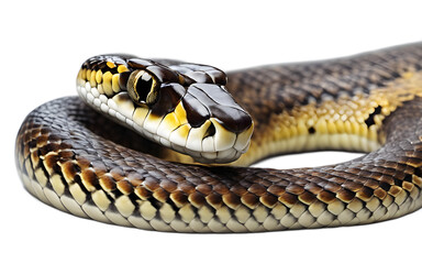 Poster - Snake isolated on a empty plain background