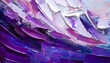 © hardvicore - Abstract expressionist painting with dynamic mix of purple and white tones, layered textures.
